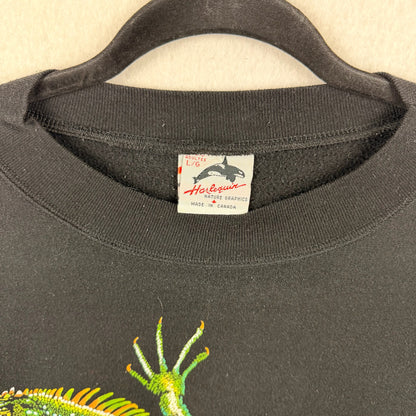 Harlequin Lizard Graphic Sweatshirt