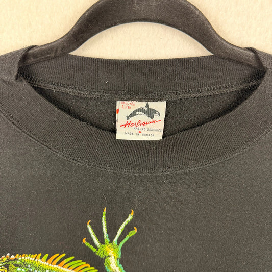 Harlequin Lizard Graphic Sweatshirt