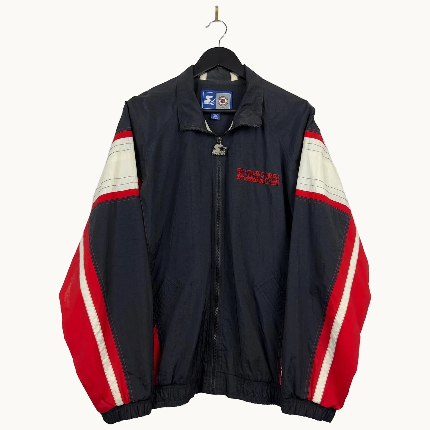 Vintage Starter Chicago Blackhawks Windbreaker Jacket