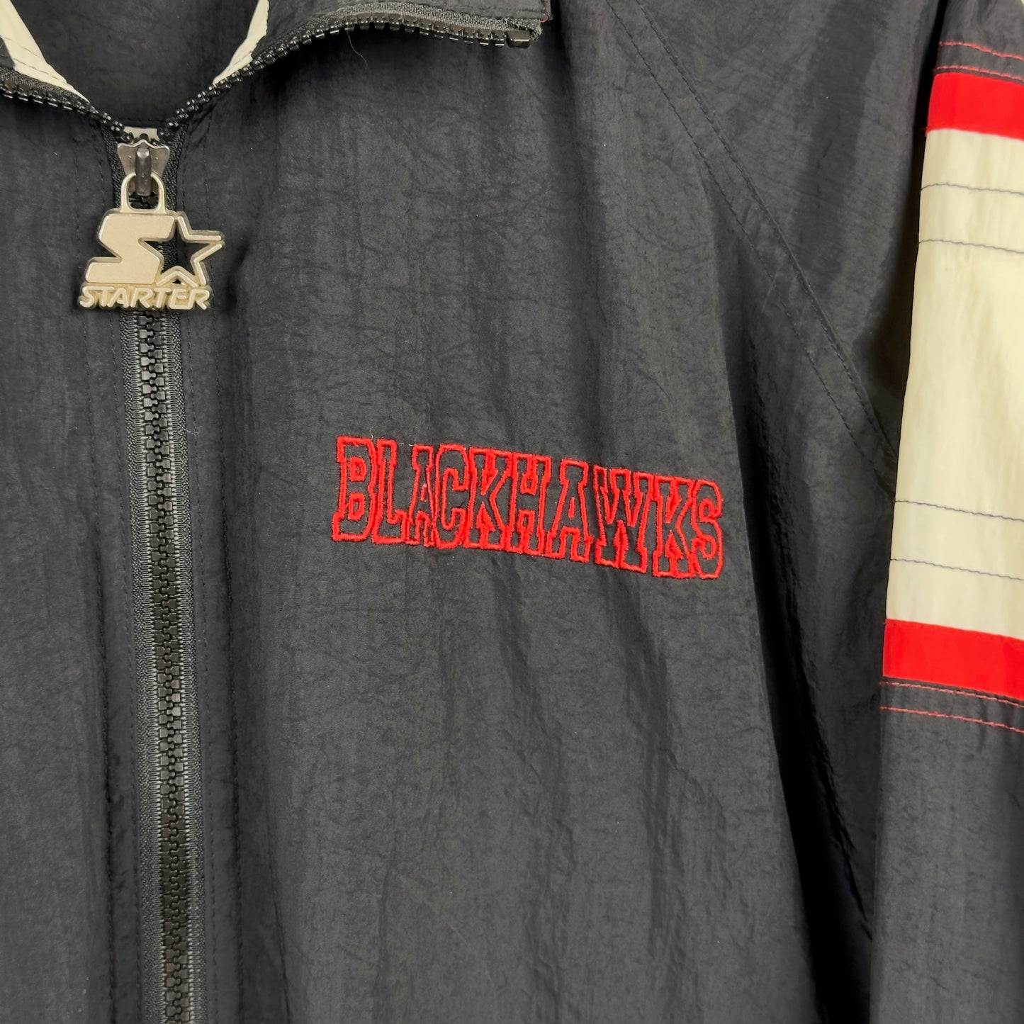 Vintage Starter Chicago Blackhawks Windbreaker Jacket