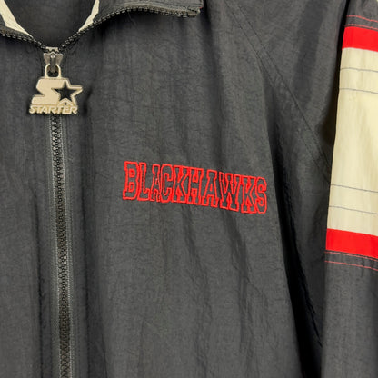 Vintage Starter Chicago Blackhawks Windbreaker Jacket