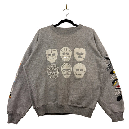 Vintage Hockey Goalkeeper Mask Crewneck Sweatshirt