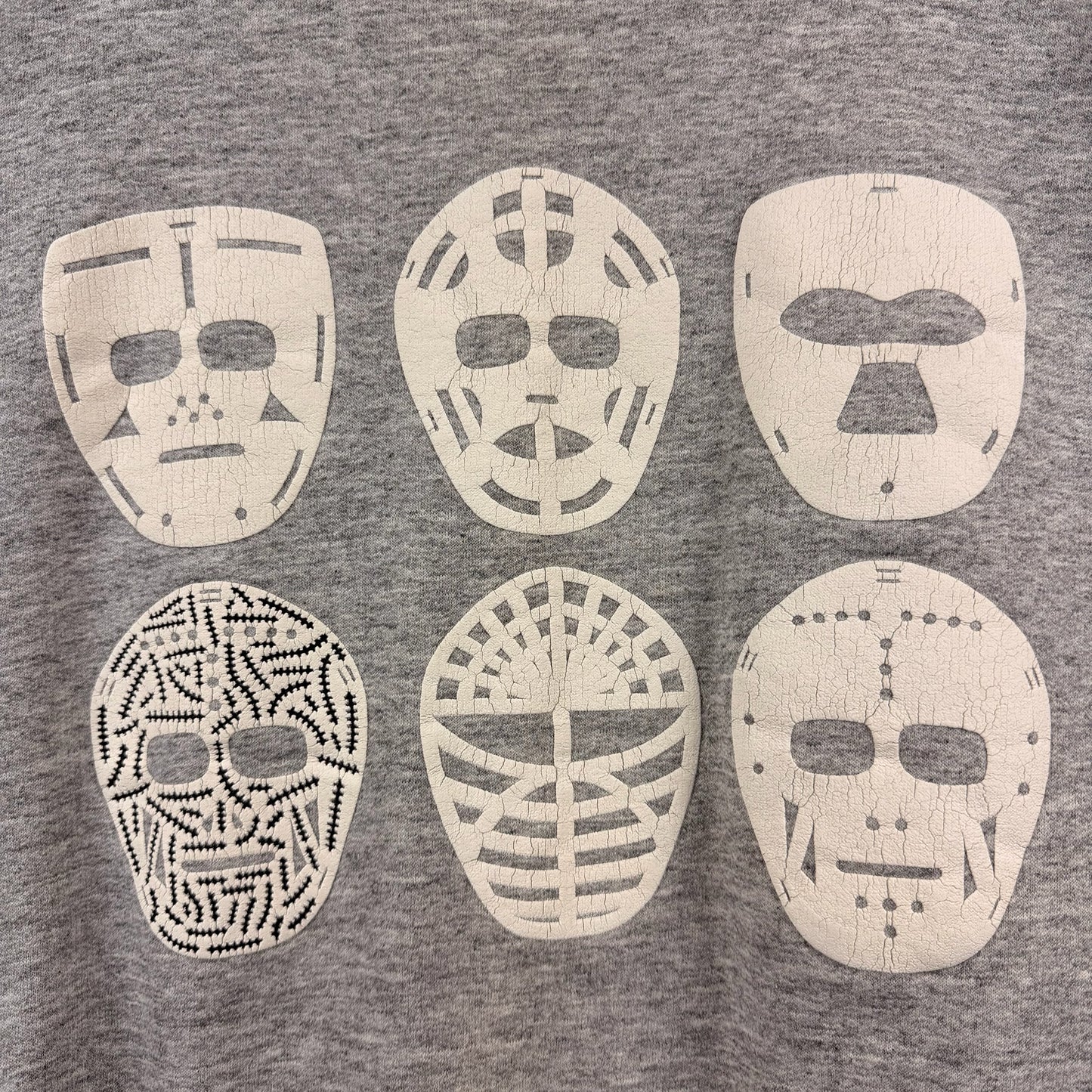 Vintage Hockey Goalkeeper Mask Crewneck Sweatshirt