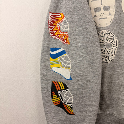 Vintage Hockey Goalkeeper Mask Crewneck Sweatshirt