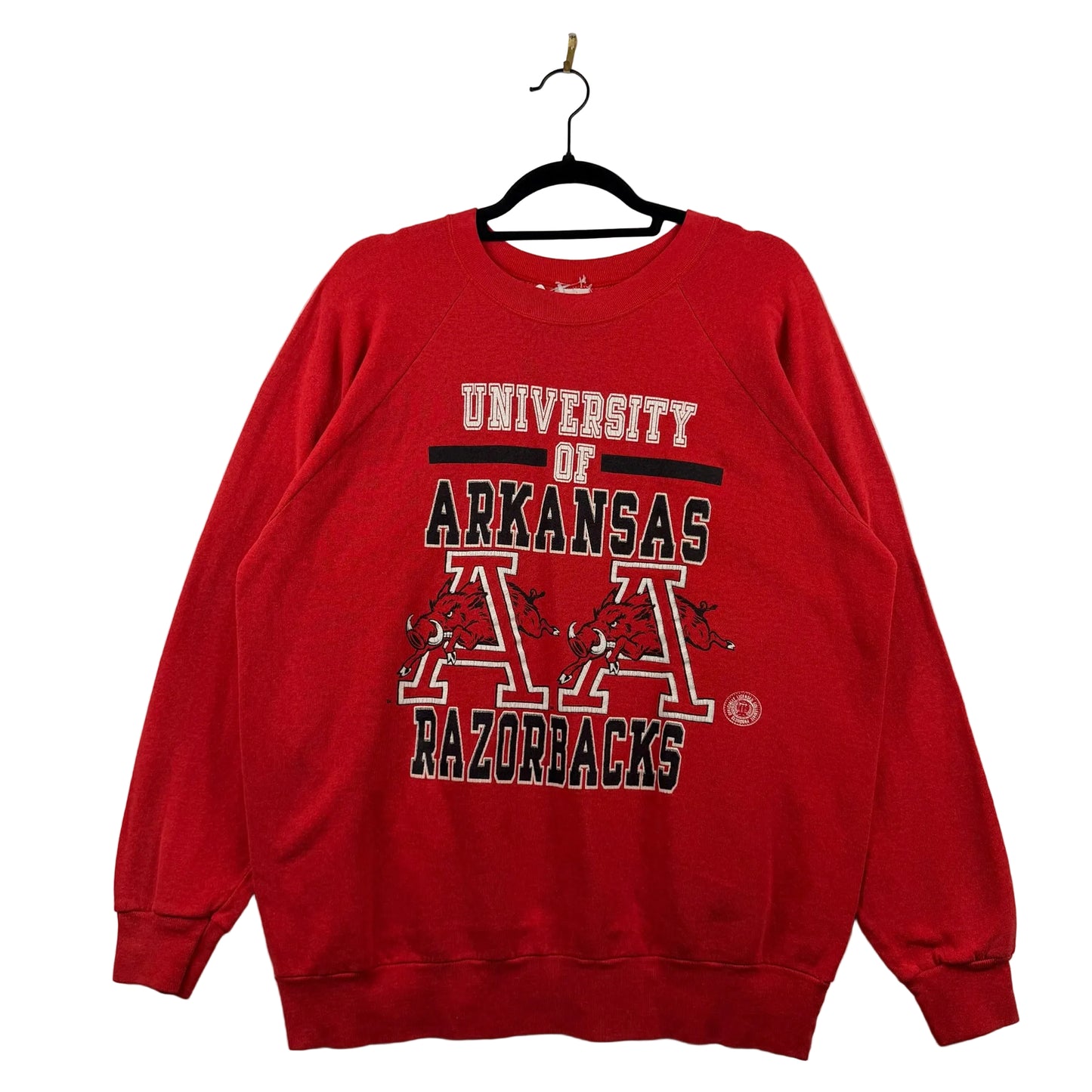 Vintage 80s University of Arkansas Crewneck Sweatshirt
