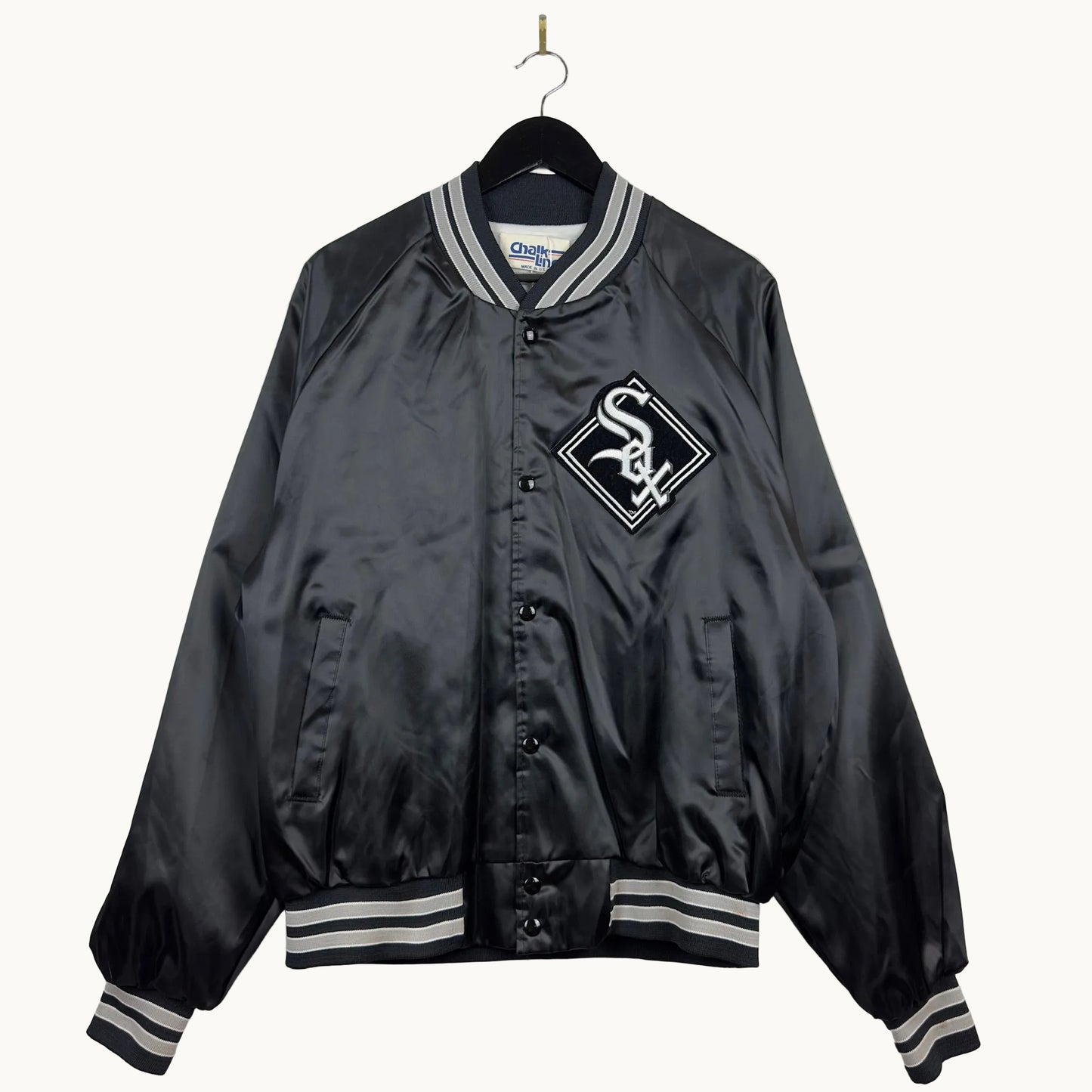 Vintage Chalk Line Chicago White Sox Satin Bomber Jacket