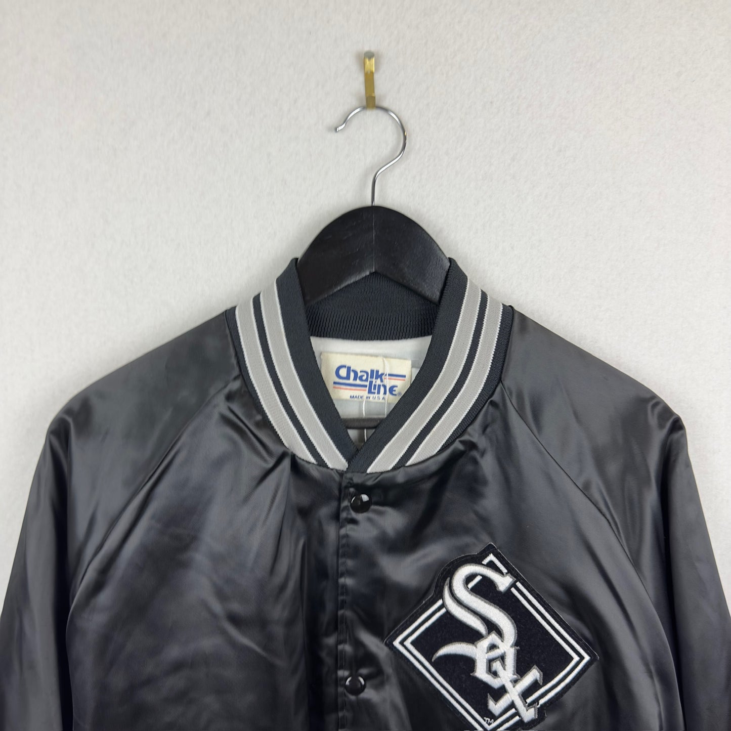 Vintage Chalk Line Chicago White Sox Satin Bomber Jacket