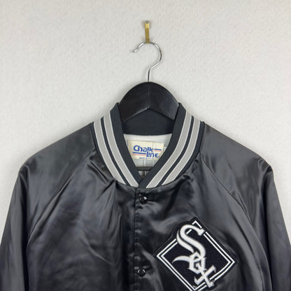 Vintage Chalk Line Chicago White Sox Satin Bomber Jacket