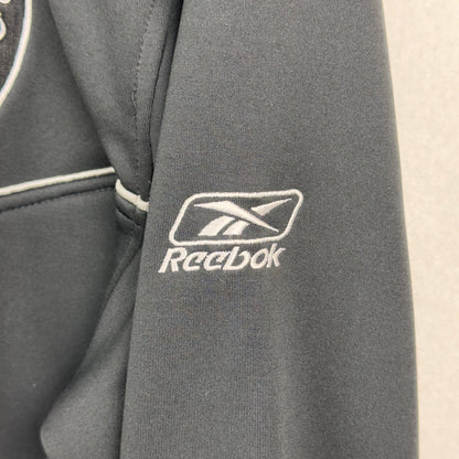 Y2K Reebok Oakland Raiders Quarter Zip Pullover Jacket