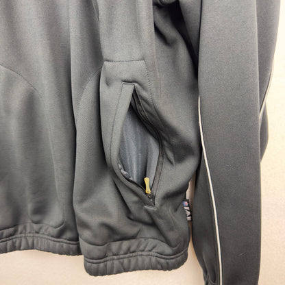 Y2K Reebok Oakland Raiders Quarter Zip Pullover Jacket