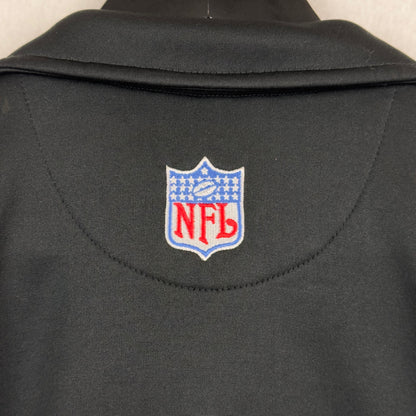 Y2K Reebok Oakland Raiders Quarter Zip Pullover Jacket