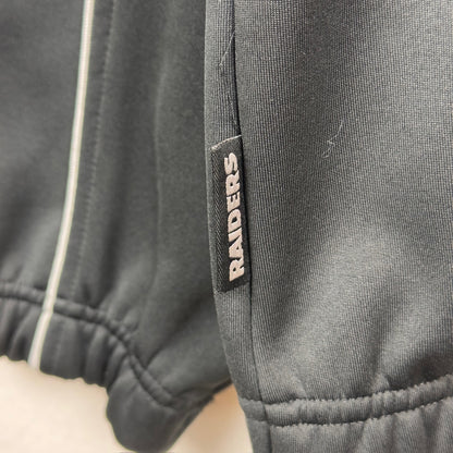Y2K Reebok Oakland Raiders Quarter Zip Pullover Jacket