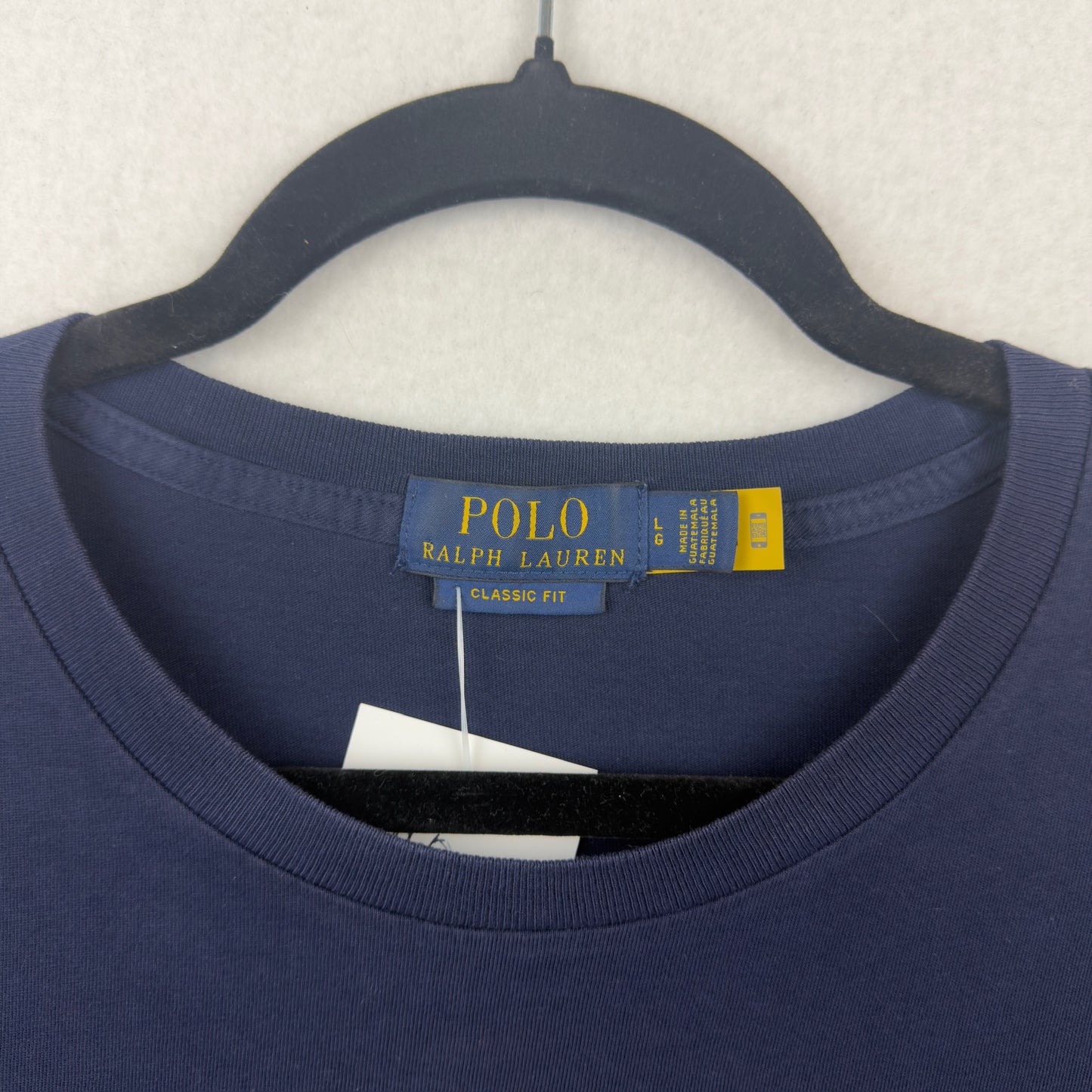 Modern Polo Ralph Lauren Polo Bear Navy Long Sleeve Shirt