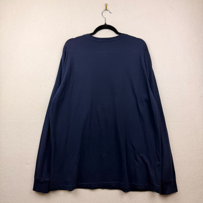 Modern Polo Ralph Lauren Polo Bear Navy Long Sleeve Shirt