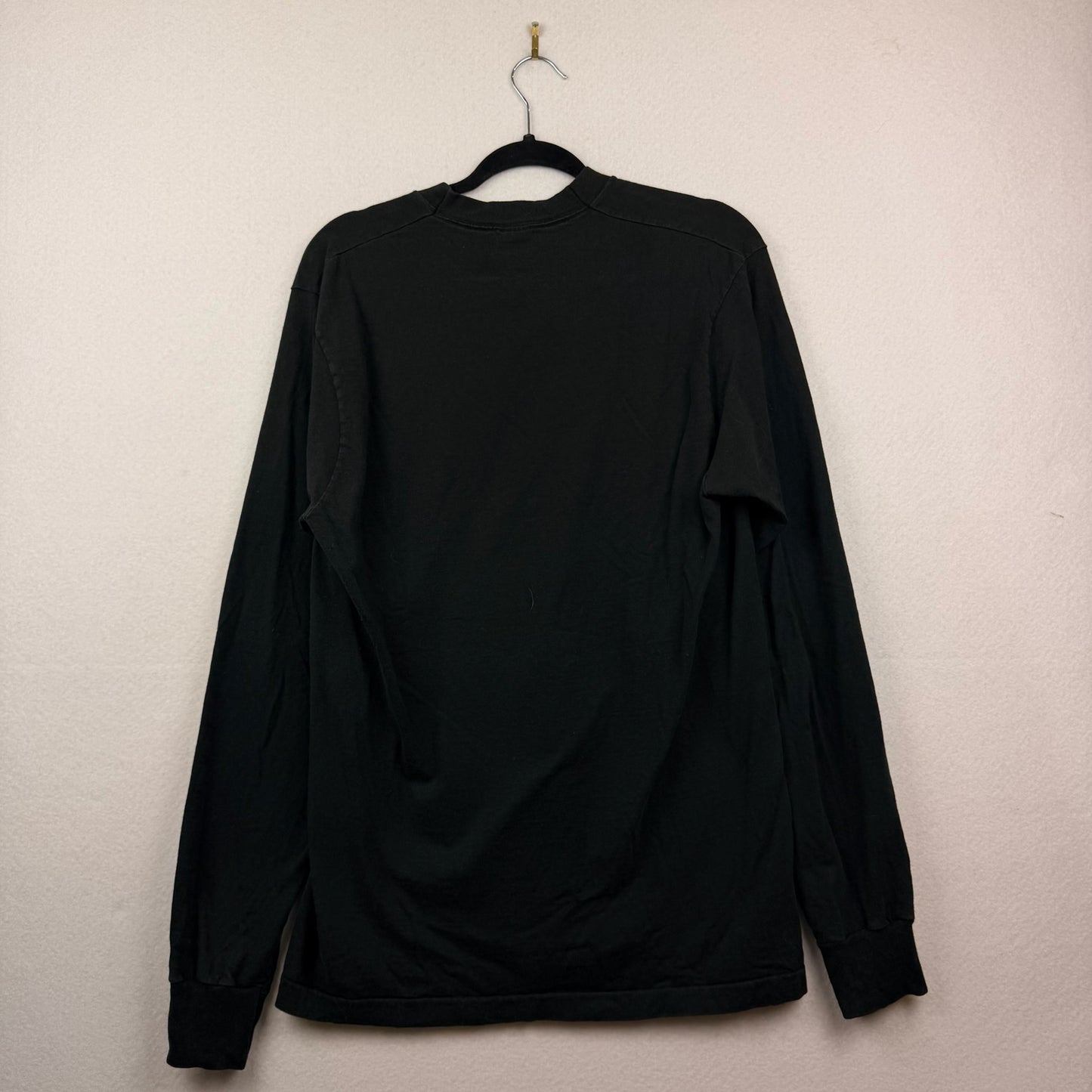 Vintage 90' Fruit of the Loom Bart Simpson Radical Rude Black Long Sleeve Tee