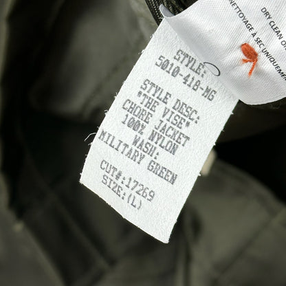 Hiroshi Kato Satin Green Chore/Barn Style Long Jacket