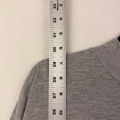 Vintage Army Issued Fitness Uniform Mock Neck Grey Long Sleeve Tee