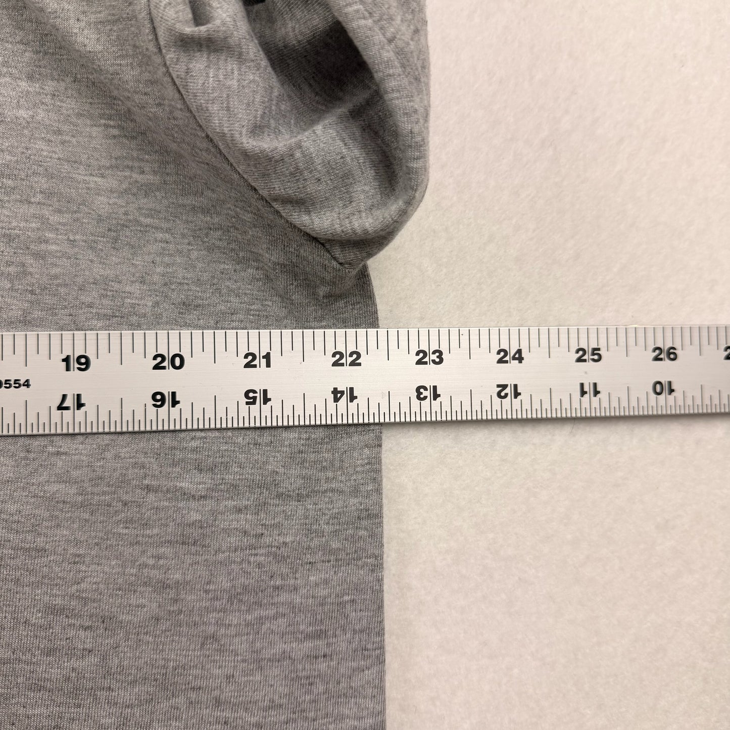 Vintage Army Issued Fitness Uniform Mock Neck Grey Long Sleeve Tee