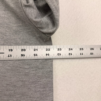 Vintage Army Issued Fitness Uniform Mock Neck Grey Long Sleeve Tee