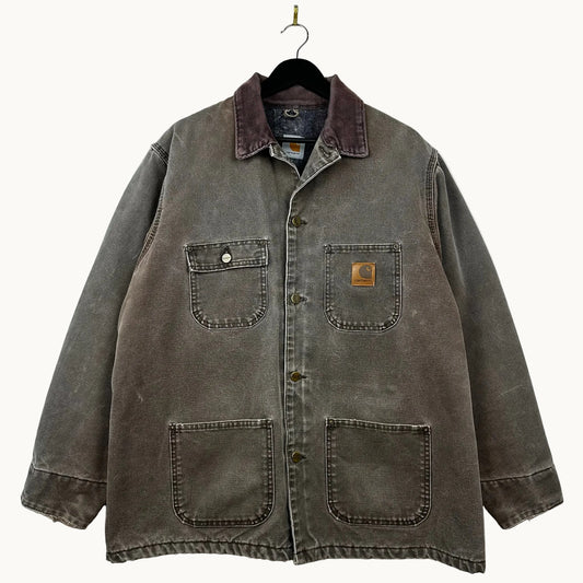 Vintage Carhartt Chore Style Blanket Lined Jacket