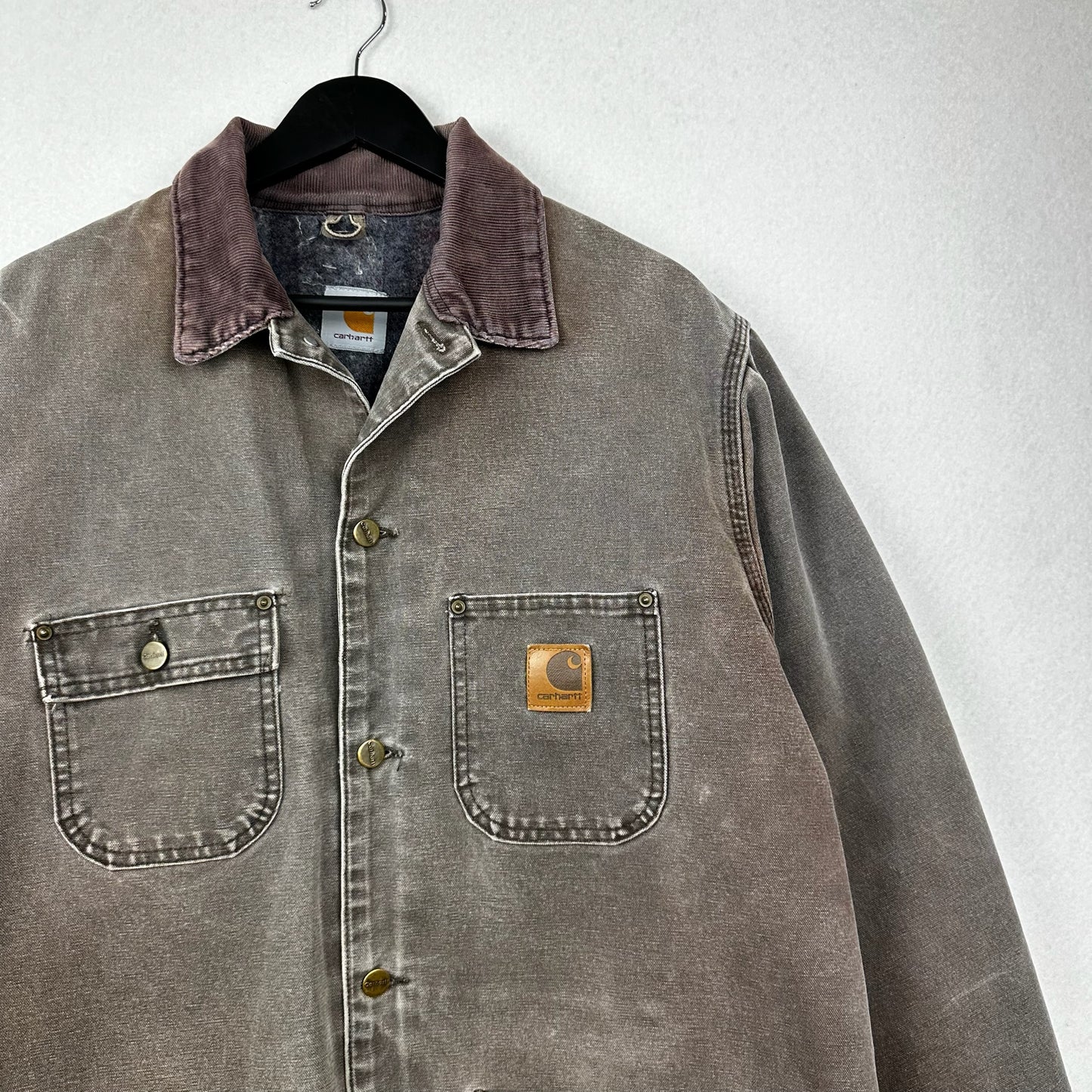 Vintage Carhartt Chore Style Blanket Lined Jacket