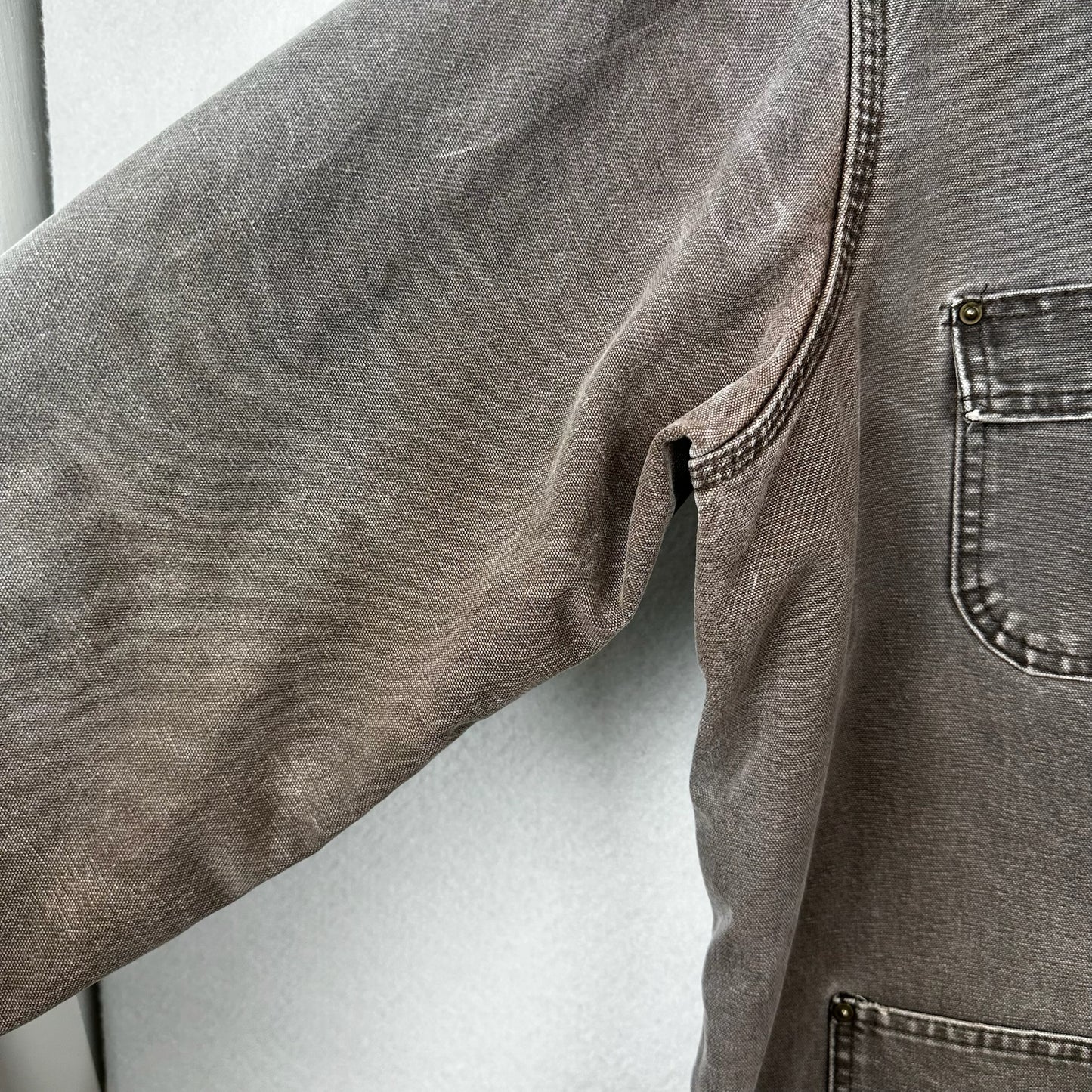 Vintage Carhartt Chore Style Blanket Lined Jacket