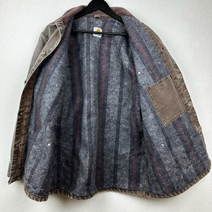 Vintage Carhartt Chore Style Blanket Lined Jacket