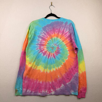 Vintage 95' Greatfuldead Spiral Bear Tiedye Long Sleeve Tee