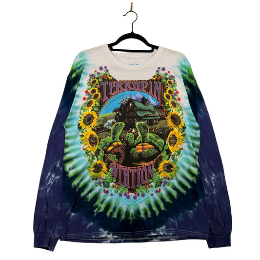 Vintage 99' Greatfuldead Terrapin Station Tiedye Long Sleeve Tee
