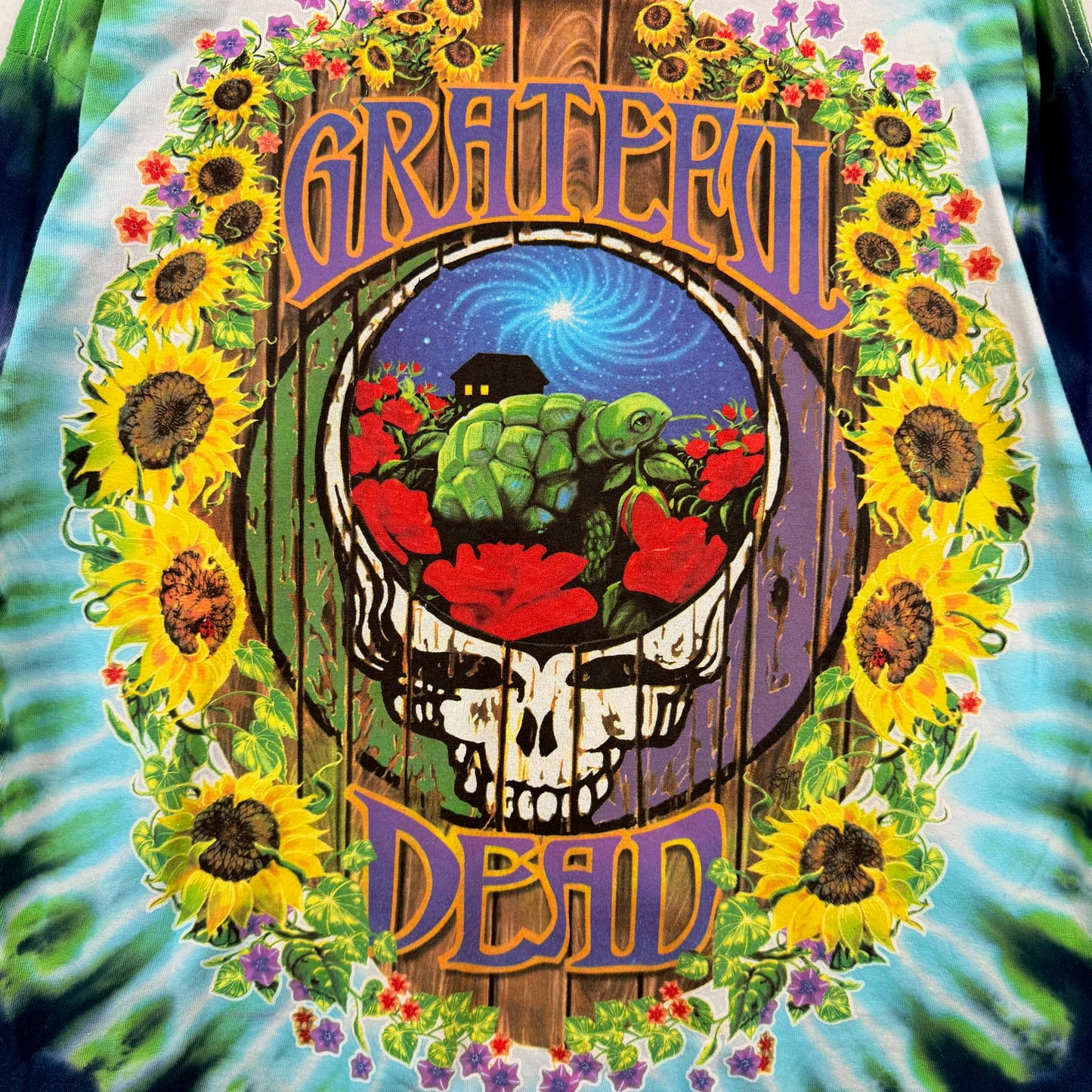 Vintage 99' Greatfuldead Terrapin Station Tiedye Long Sleeve Tee