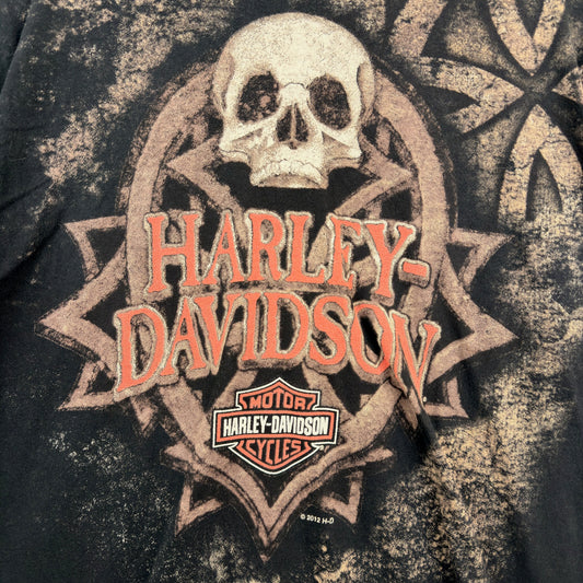 Harley Davidson Skull El Paso Texas Graphic Shirt