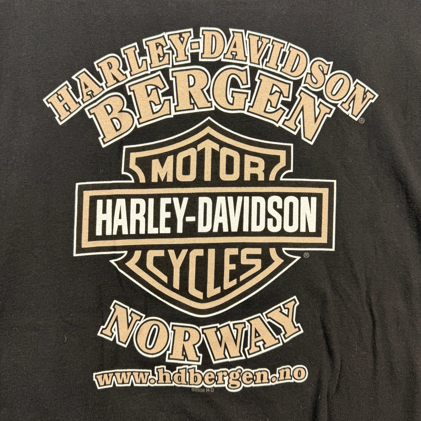 Harley Davidson Viking Bergen Norway Graphic Shirt