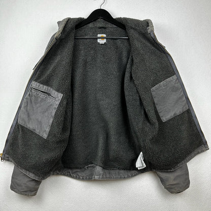 Carhartt Detroit Hooded Style Grey Full Zip Jacket