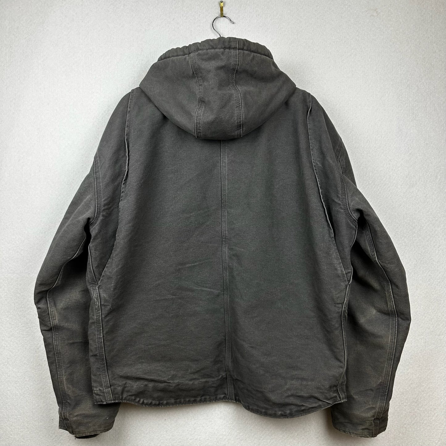 Carhartt Detroit Hooded Style Grey Full Zip Jacket