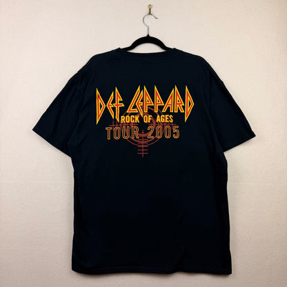 Vintage 05' Def Leppard Rock of Ages Tour Graphic Shirt