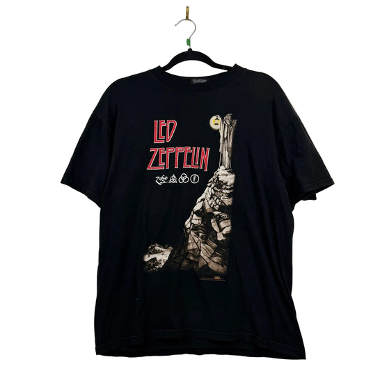Vintage Artimonde 04' Led Zeppelin Black Graphic Tee w/ Back Hit