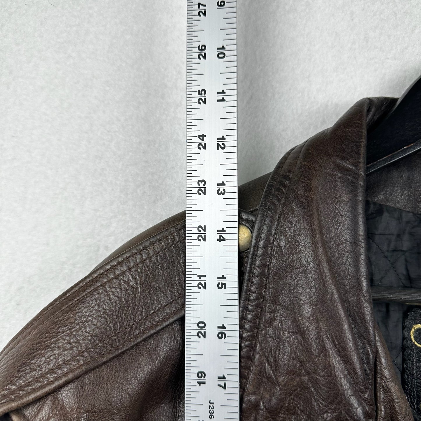 Screamin Eagle Brown Genuine Leather Biker Jacket