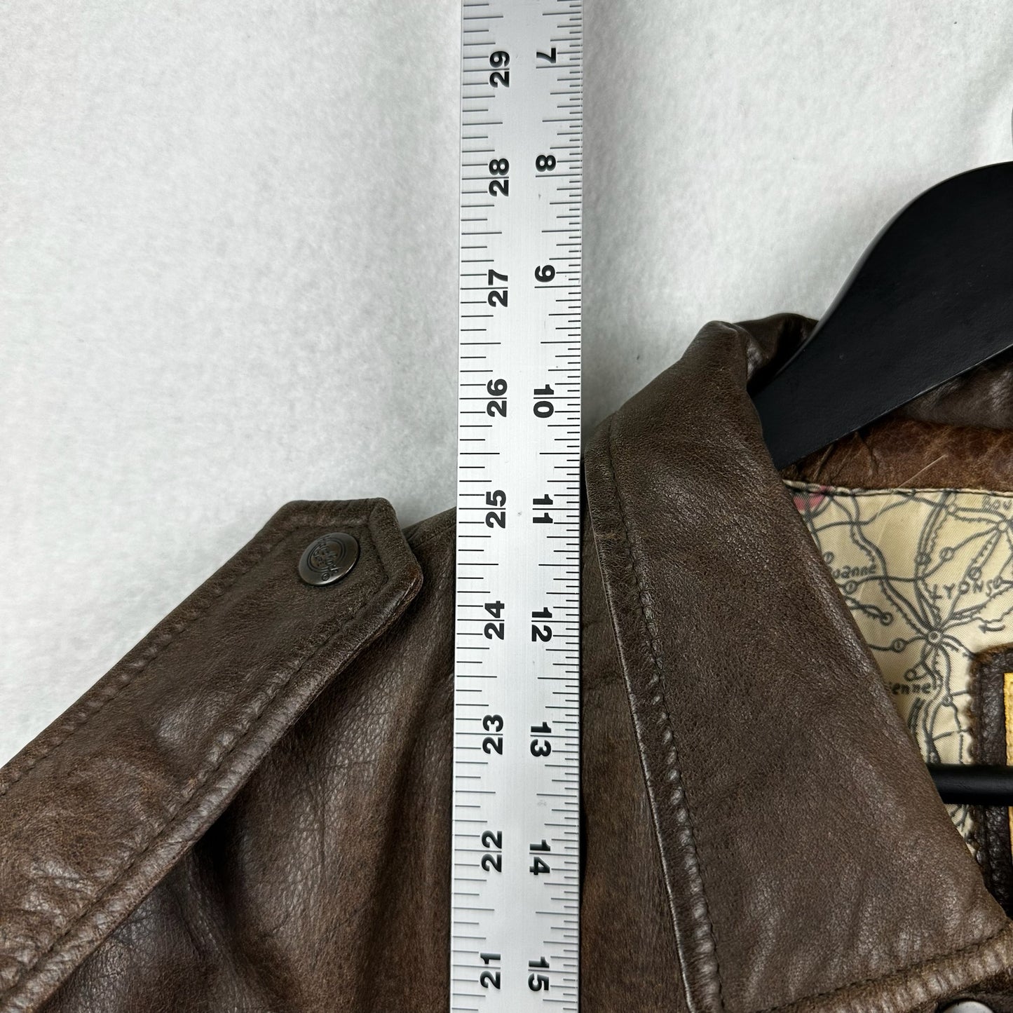 Vintage Hard Rock Cafe Avirex Ankara Brown Full Zip A Genuine Leather Jacket