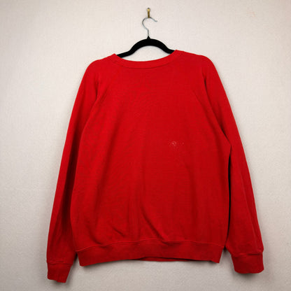 Vintage 80's Hawaii University Red Pullover Crewneck