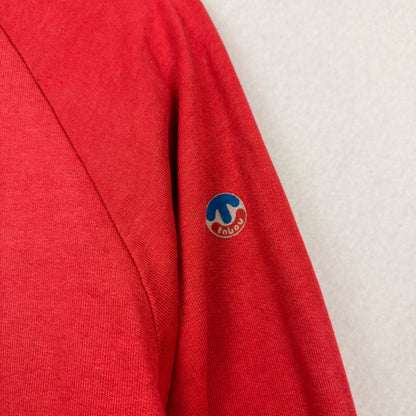Vintage 80's Lyon Paris Manuel De Chimie Red Pullover Crewneck