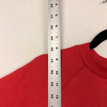 Vintage 80's Lyon Paris Manuel De Chimie Red Pullover Crewneck