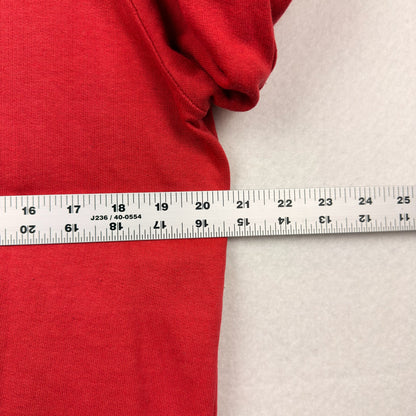 Vintage 80's Lyon Paris Manuel De Chimie Red Pullover Crewneck