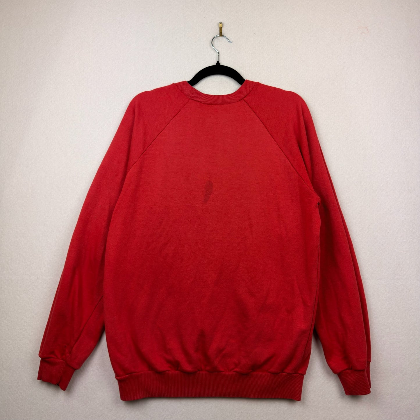 Vintage 80's Lyon Paris Manuel De Chimie Red Pullover Crewneck