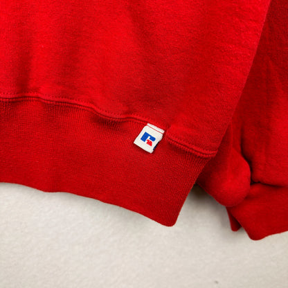 Vintage Russell Athletics Red Blank Pullover Crewneck
