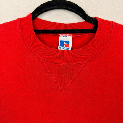 Vintage Russell Athletics Red Blank Pullover Crewneck