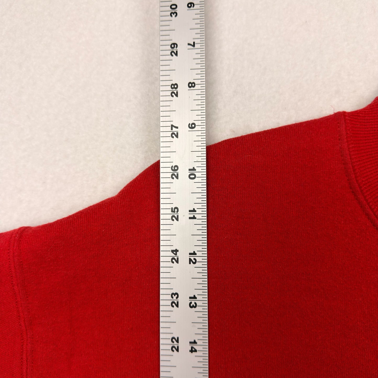 Vintage Russell Athletics Red Blank Pullover Crewneck