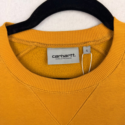 Carhartt WIP Mustard Yellow Pullover Basic Crewneck