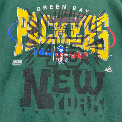 Riddell 95 Greenbay Packers NFL Green Crewneck