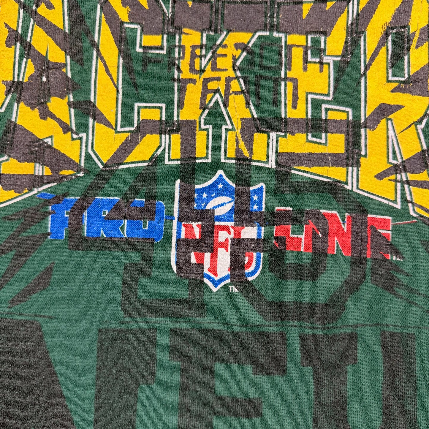 Riddell 95 Greenbay Packers NFL Green Crewneck