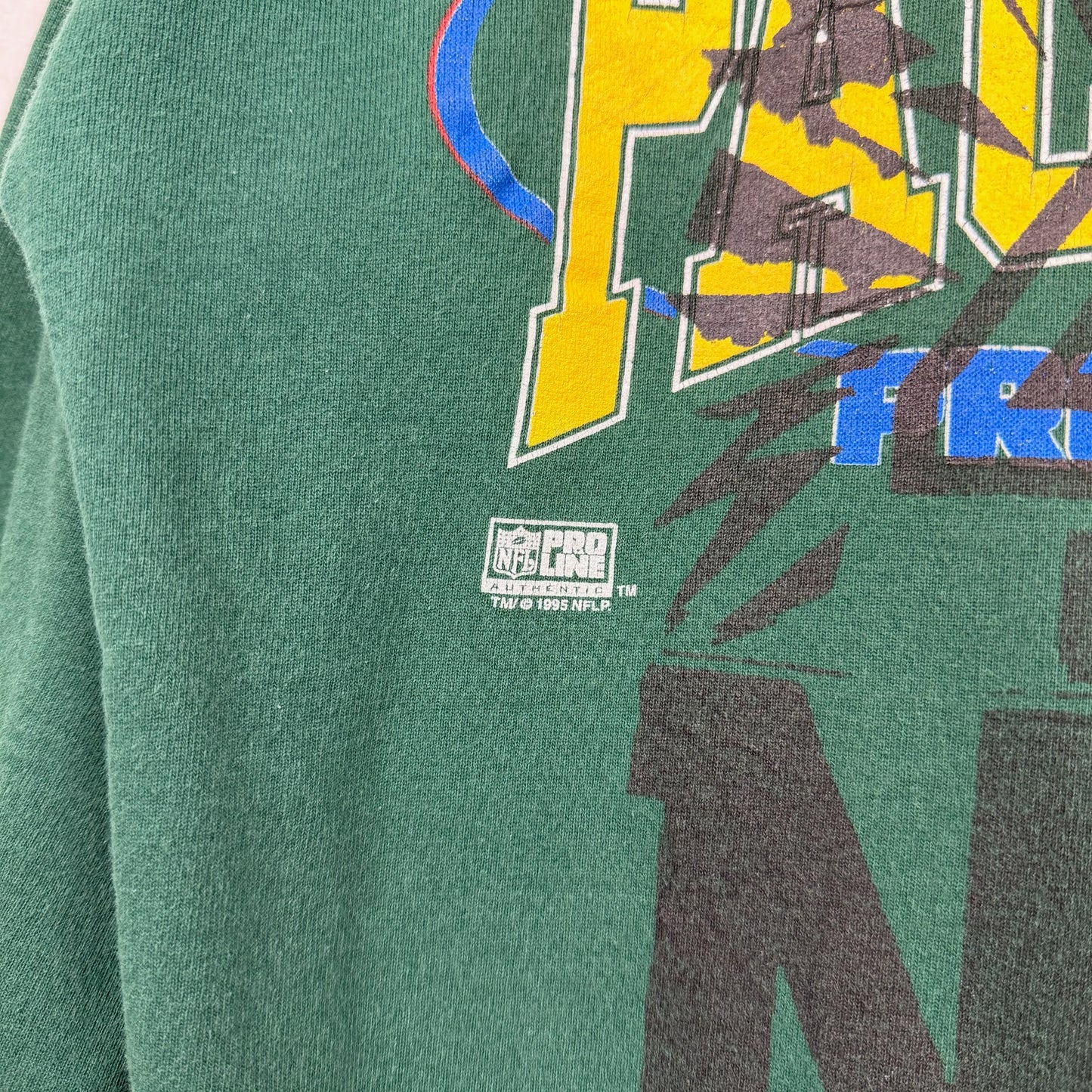 Riddell 95 Greenbay Packers NFL Green Crewneck